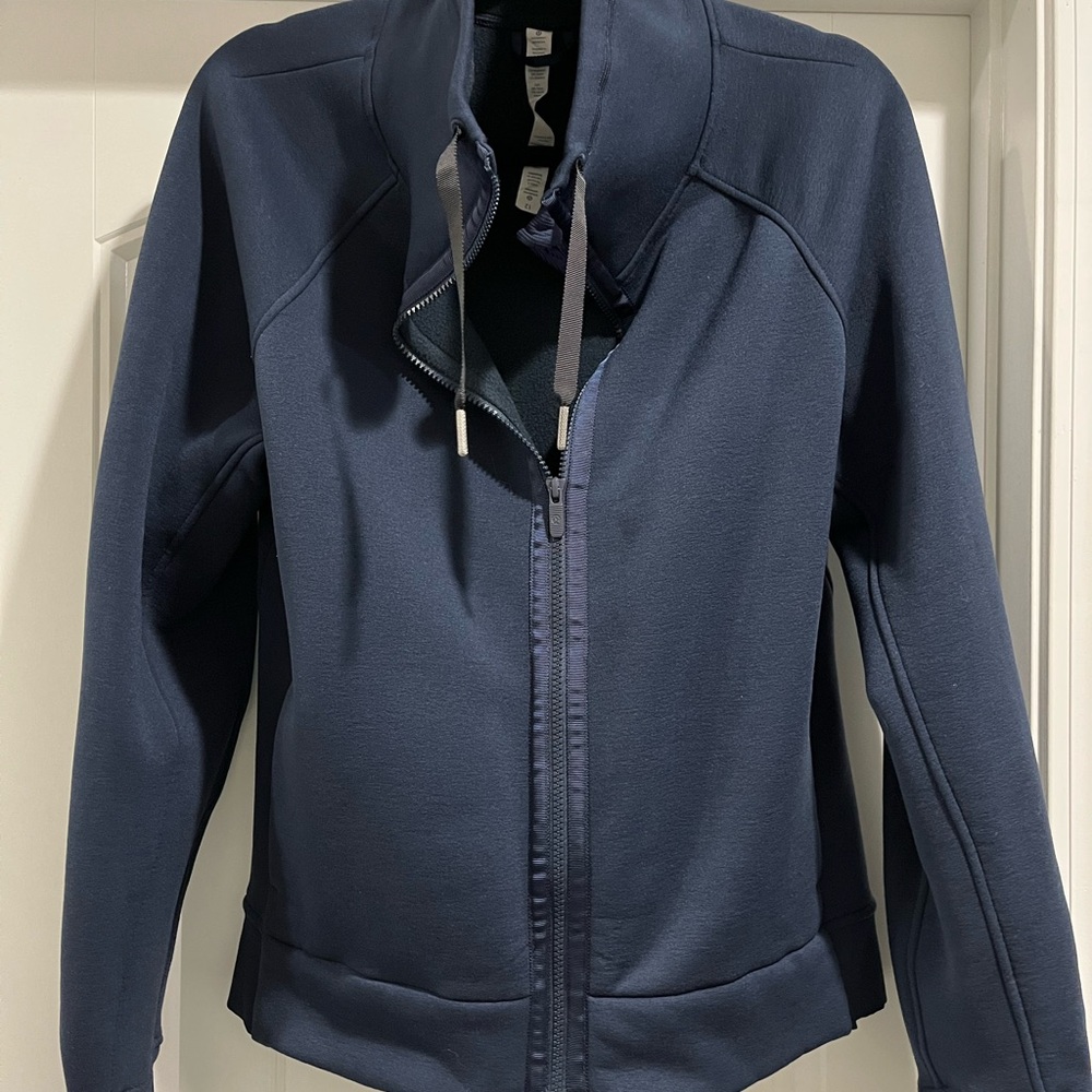 Lululemon Athletica Blue Utility Jacket with Modern Design